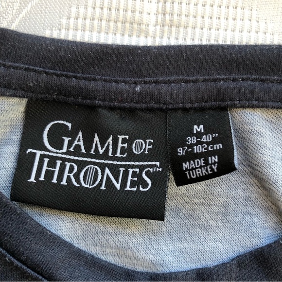 Game Of Thrones Women’s Size M Black T-Shirt HBO Official Licensed Graphic Tee - Picture 15 of 16